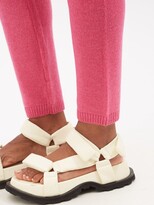 Thumbnail for your product : The Elder Statesman Drawstring Cashmere Sweatpants - Pink