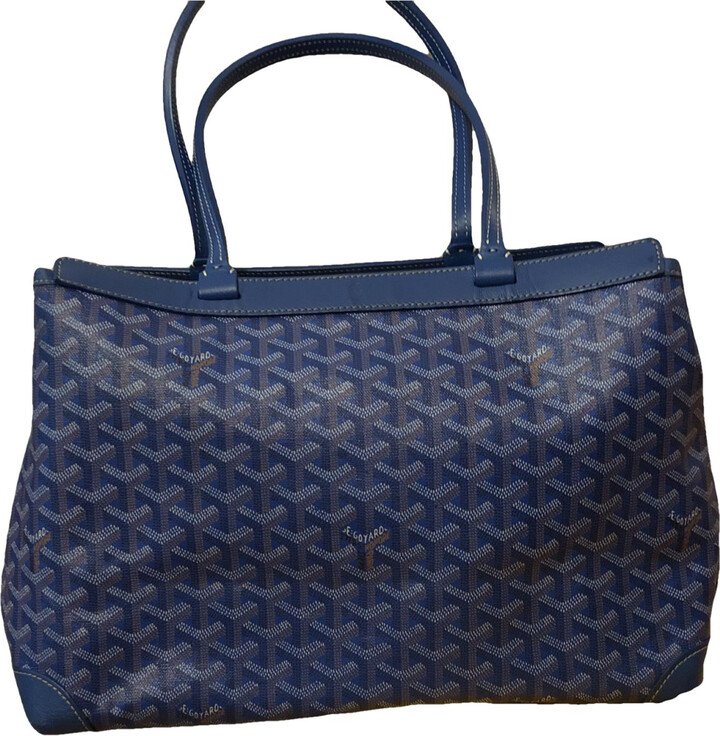 Bellechasse patent leather handbag Goyard Blue in Patent leather