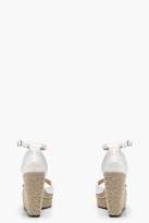 Thumbnail for your product : boohoo Womens Emily Peeptoe Espadrille Wedges