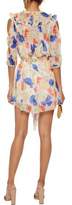 Thumbnail for your product : Alice McCall Get In Line Cold-shoulder Floral-print Georgette Mini Dress