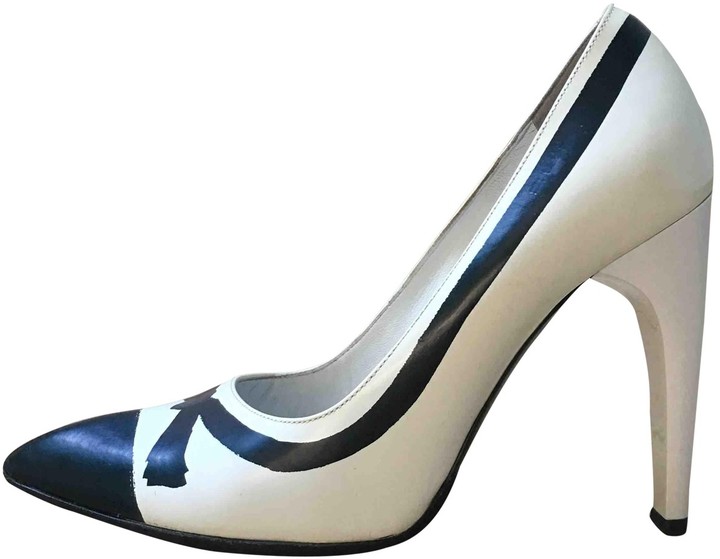 lv white heels