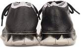 Thumbnail for your product : Maison Margiela Black Painted Slip On Sneakers