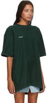 Thumbnail for your product : Vetements Green Oversized Inside-Out T-Shirt
