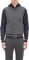Thumbnail for your product : Moncler Quilted Hooded Jacket-Grey