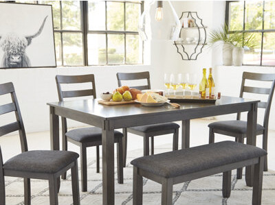 Gracie Oaks Jaworski 6 Piece Dining Set