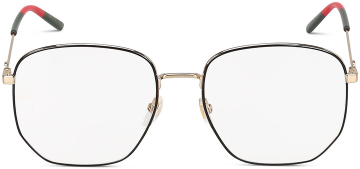 gucci hexagon frame glasses