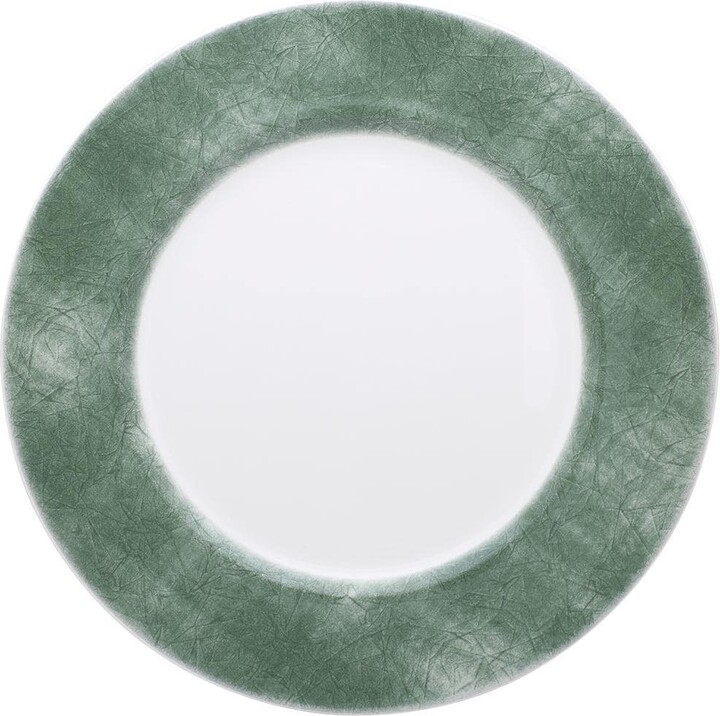 Noritake Green Hammock 12.5 in. (Green) Porcelain Round Platter