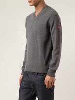 Thumbnail for your product : Comme des Garçons PLAY Mini Heart V-Neck Sweater