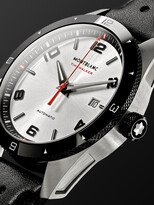 Thumbnail for your product : Montblanc Timewalker Date Automatic 41mm Stainless Steel, Ceramic And Leather Watch, Ref. No. 116058