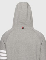 Thumbnail for your product : Thom Browne Classic 4-Bar Zip Hoodie