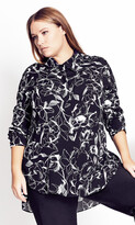 Thumbnail for your product : City Chic Freedom Shirt - black