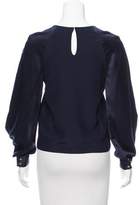 Thumbnail for your product : Zac Posen Silk Long Sleeve Blouse