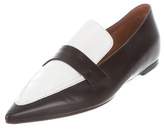 Thumbnail for your product : Celine CÃ©line Leather Pointed-Toe Loafers Black CÃ©line Leather Pointed-Toe Loafers