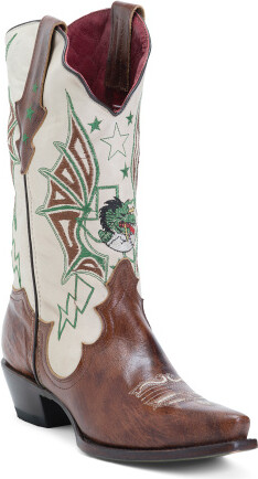 TJMAXX Leather The Tradition Western Boots For Women