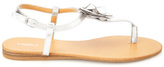 Thumbnail for your product : Forever 21 Metallic Flower Sandals