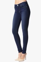 Thumbnail for your product : 7 For All Mankind Slim Illusion Luxe: Mid Rise Skinny In Brilliant Blue