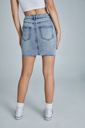 Cotton On Classic Stretch Denim Mini Skirt
