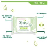 Thumbnail for your product : Simple Kind to Skin Cleansing Facial Wipes 7 Wipes