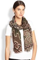Thumbnail for your product : Etro Cashmere & Silk Reversible Tribal Scarf