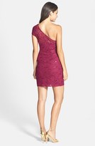 Thumbnail for your product : Hailey Logan One-Shoulder Lace Body-Con Dress (Juniors)