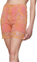 Thumbnail for your product : Jacquemus Pink and Orange Le Short Lavandou Shorts
