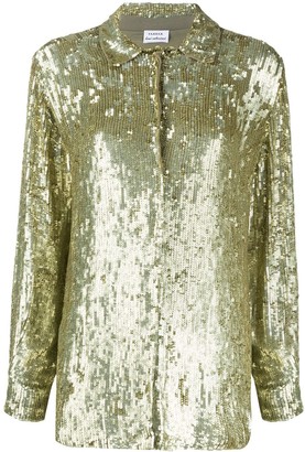 Women's Gold Sequin Top | Shop the world’s largest collection of ...