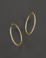 Thumbnail for your product : Bloomingdale's Diamond Inside-Out Hoop Earrings in 14K Yellow Gold, .50 ct. t.w. - 100% Exclusive