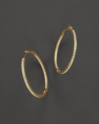 Bloomingdale's Diamond Inside-Out Hoop Earrings in 14K Yellow Gold, .50 ct. t.w. - 100% Exclusive