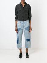 Thumbnail for your product : Marc by Marc Jacobs patchwork cropped jeans - women - Cotton - 29