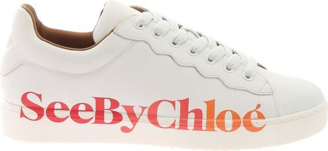 See by Chloe Logo Print Low-Top Sneakers