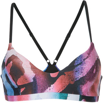 The Upside abstract print sports bra