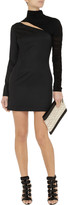 Thumbnail for your product : Balmain Pierre Wool-blend twill and jersey mini dress