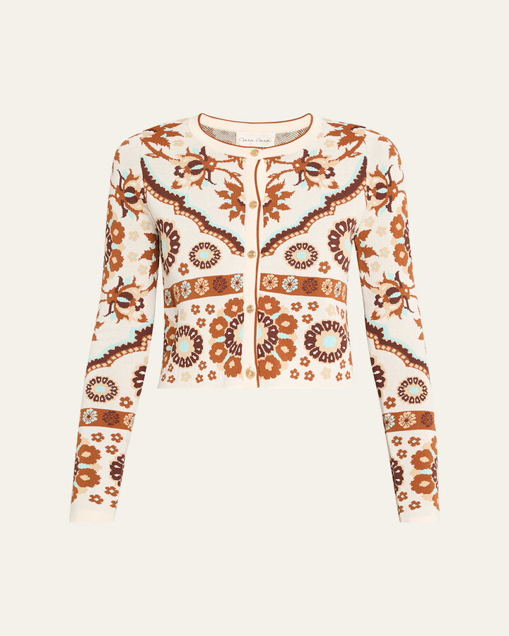 Cara Cara Ila Printed Knit Cardigan