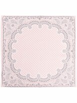 Thumbnail for your product : Longchamp Paisley-Print Silk Scarf