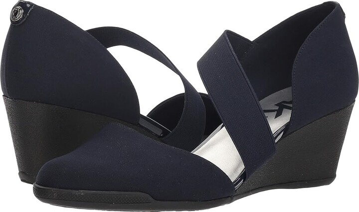 anne klein navy shoes