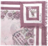 Thumbnail for your product : MonnaLisa Floral Print Frayed Edge Scarf