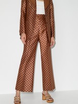 Thumbnail for your product : Gucci GG jacquard flared trousers