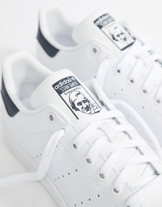 adidas Stan Smith leather sneakers in white m20325 - ShopStyle