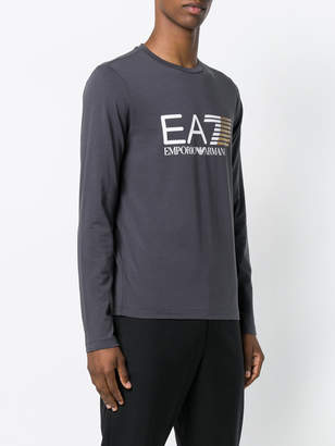 Emporio Armani Ea7 logo print sweatshirt