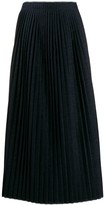 Thumbnail for your product : MM6 MAISON MARGIELA Long Pleated Knitted Skirt