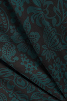 Thumbnail for your product : BA&SH Draped Floral-print Satin Mini Dress