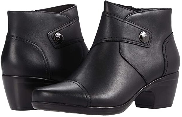 Ladies Clarks Smart Ankle Boots Aldwych Wood 