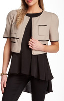 Thumbnail for your product : BCBGMAXAZRIA Malcolm Short Sleeve Cropped Jacket
