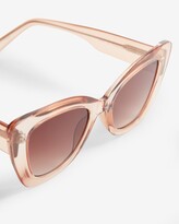 Thumbnail for your product : Express Clear Frame Cat Eye Sunglasses