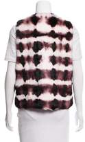 Thumbnail for your product : Haute Hippie Fur Collarless Vest w/ Tags