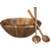 Thumbnail for your product : Crate & Barrel 3-Piece Tjorn 17" Serving Bowl and 14" Servers Set