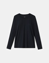 Thumbnail for your product : Lafayette 148 New York Modern Cotton Jersey Modern Long Sleeve Tee