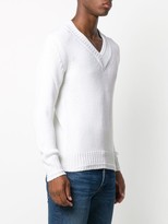 Thumbnail for your product : Dondup ribbed V-neck jumper