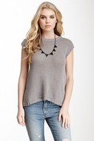 Thumbnail for your product : Shae Open Back Knit Short Sleeve Sweater