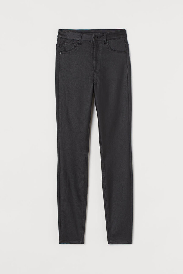 h&m black high waisted jeggings